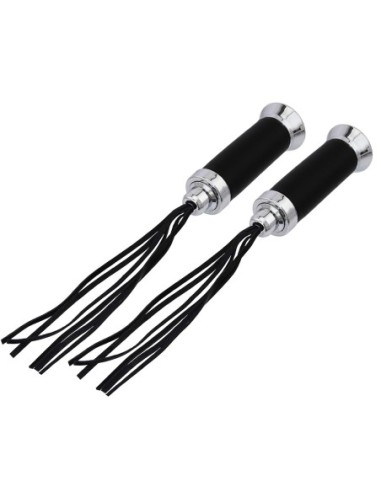 Grips 7/8 long 135mm Leather W/Streamers...